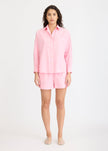 Chiara Long Sleeve Shirt - Classic - Bonbon