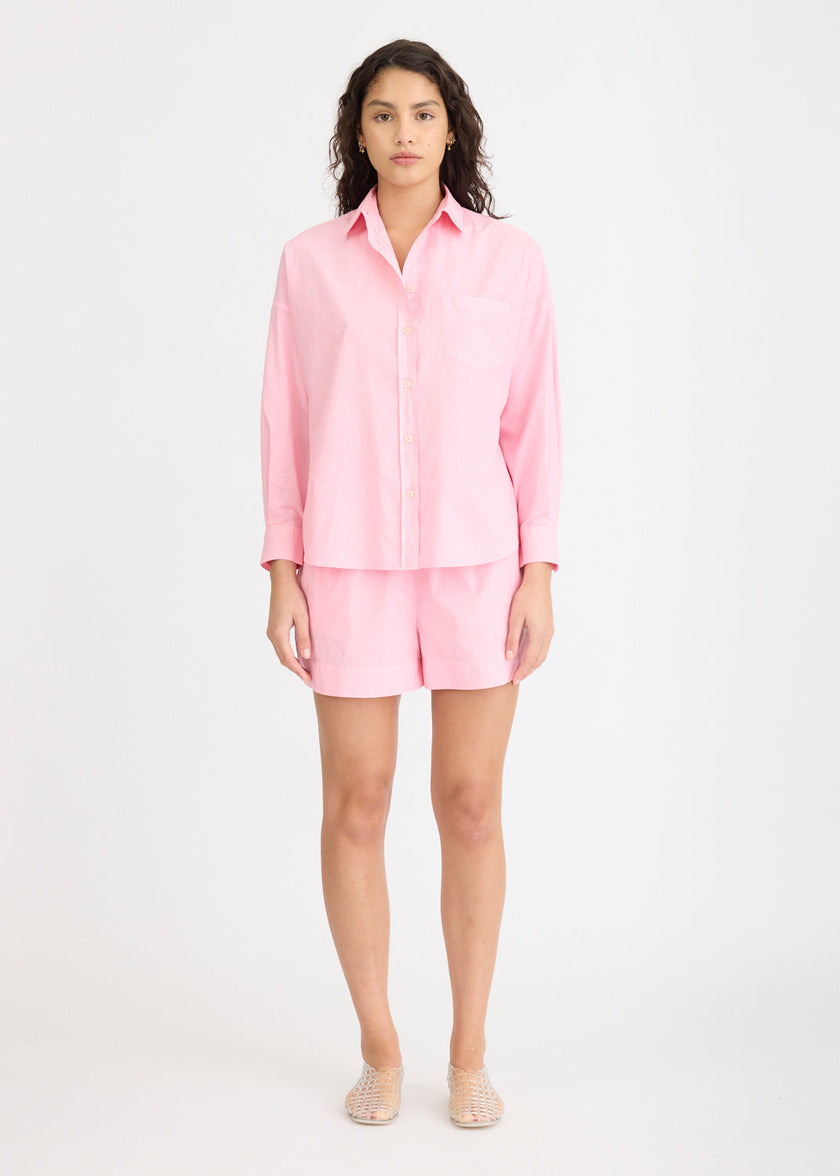 Chiara Long Sleeve Shirt - Classic - Bonbon