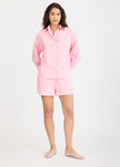 Chiara Long Sleeve Shirt - Classic - Bonbon