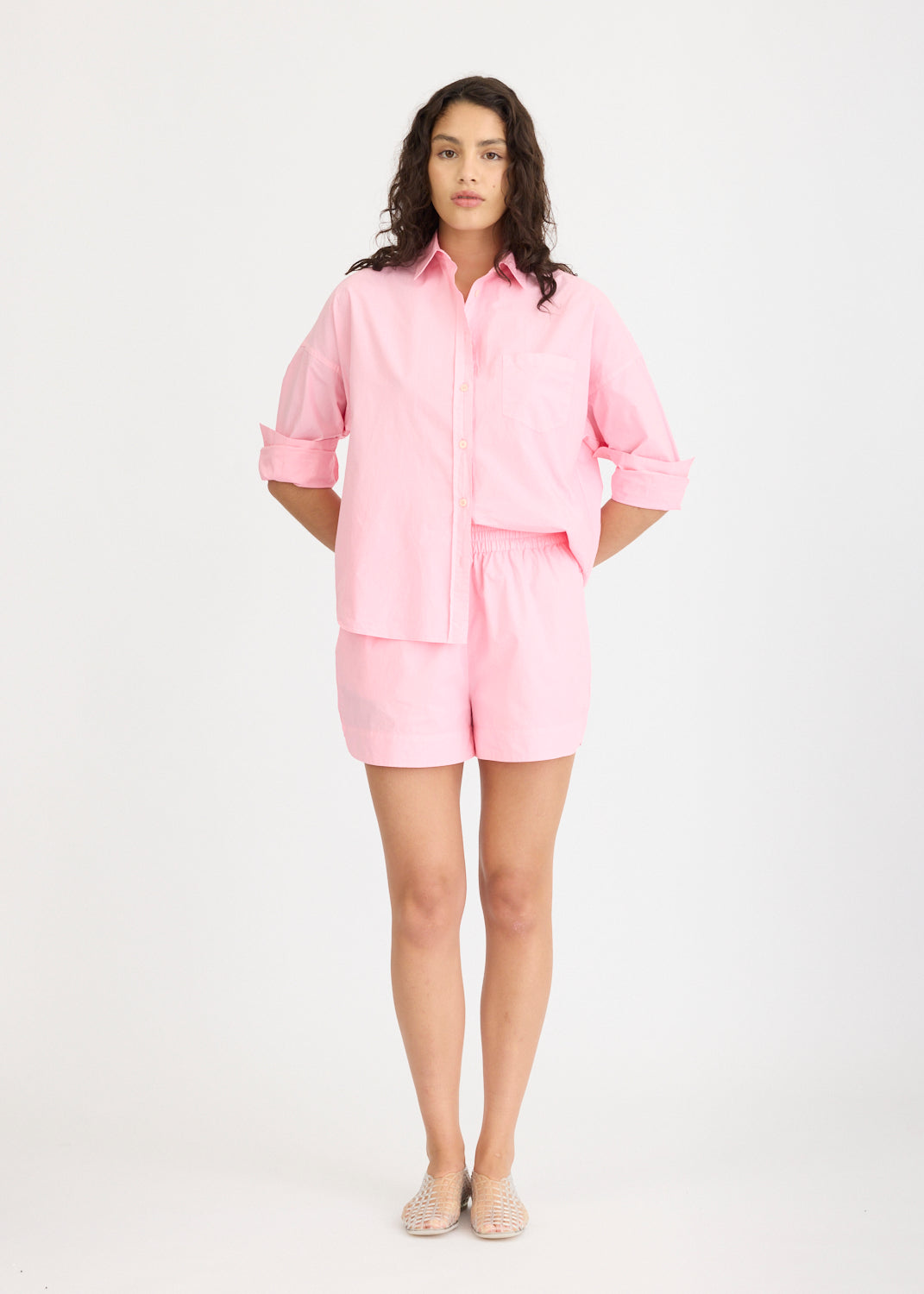 Chiara Long Sleeve Shirt - Classic - Bonbon