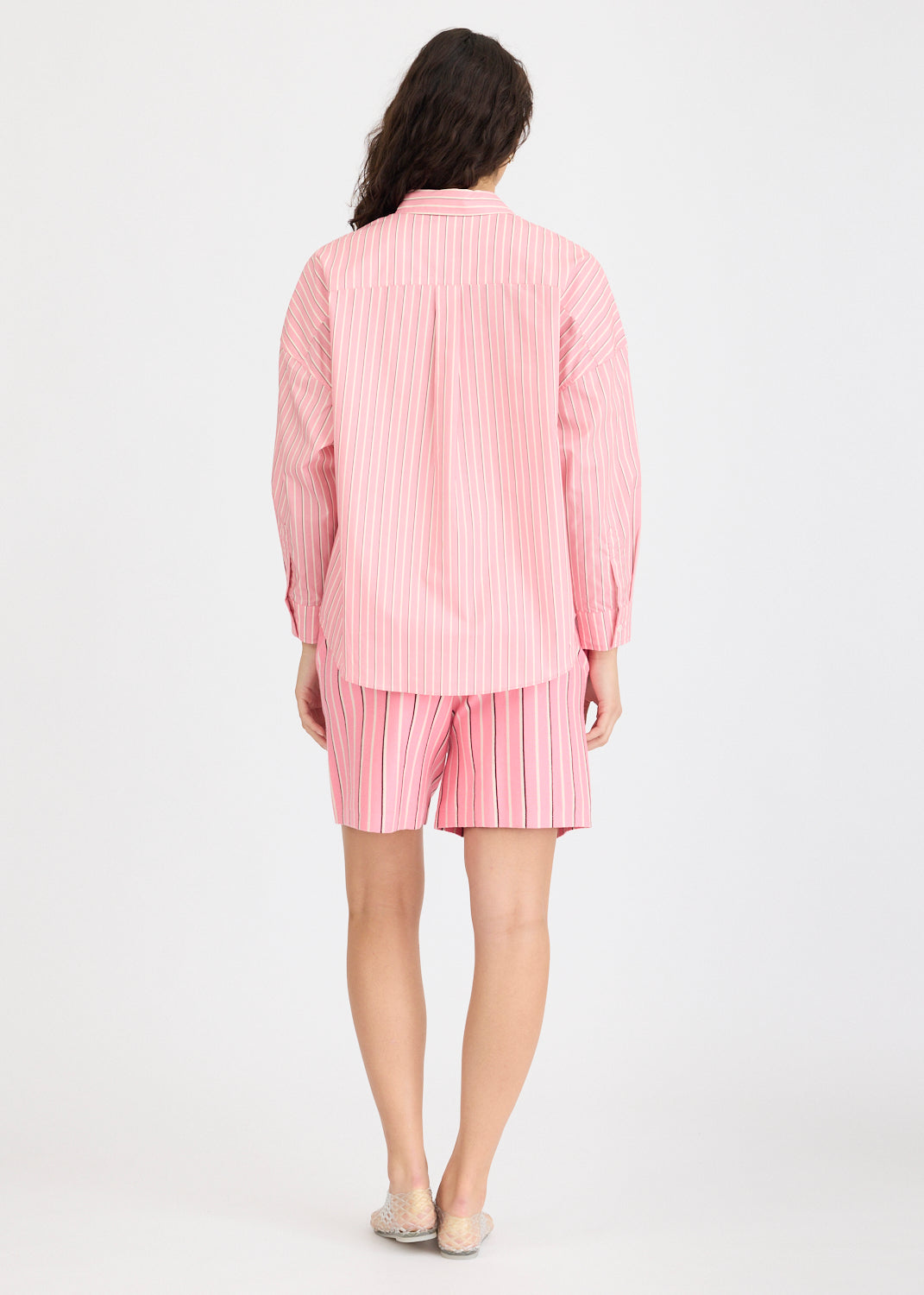 Chiara Long Sleeve Shirt Stripe - Bonbon Stripes