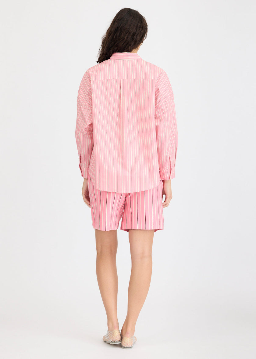 Chiara Long Sleeve Shirt Stripe - Bonbon Stripes