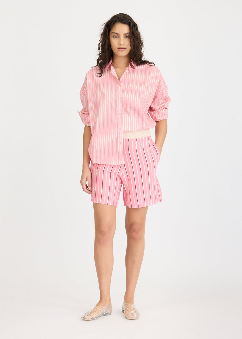 Chiara Long Sleeve Shirt Stripe - Bonbon Stripes