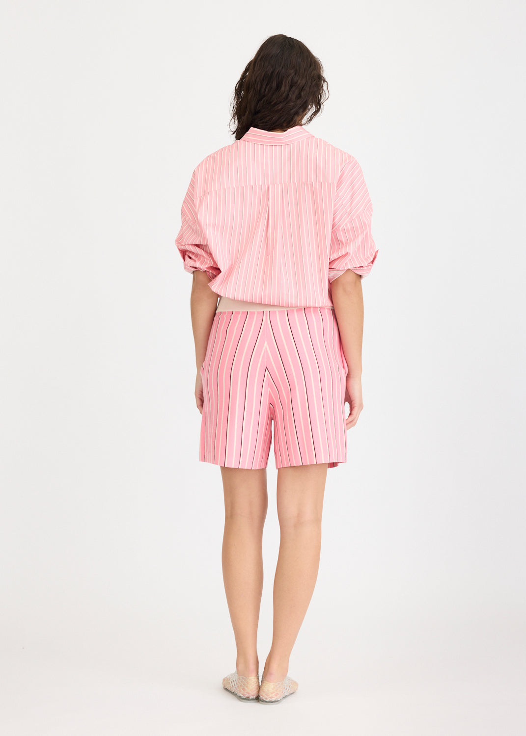 Chiara Long Sleeve Shirt Stripe - Bonbon Stripes
