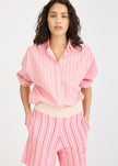 Chiara Long Sleeve Shirt Stripe - Bonbon Stripes