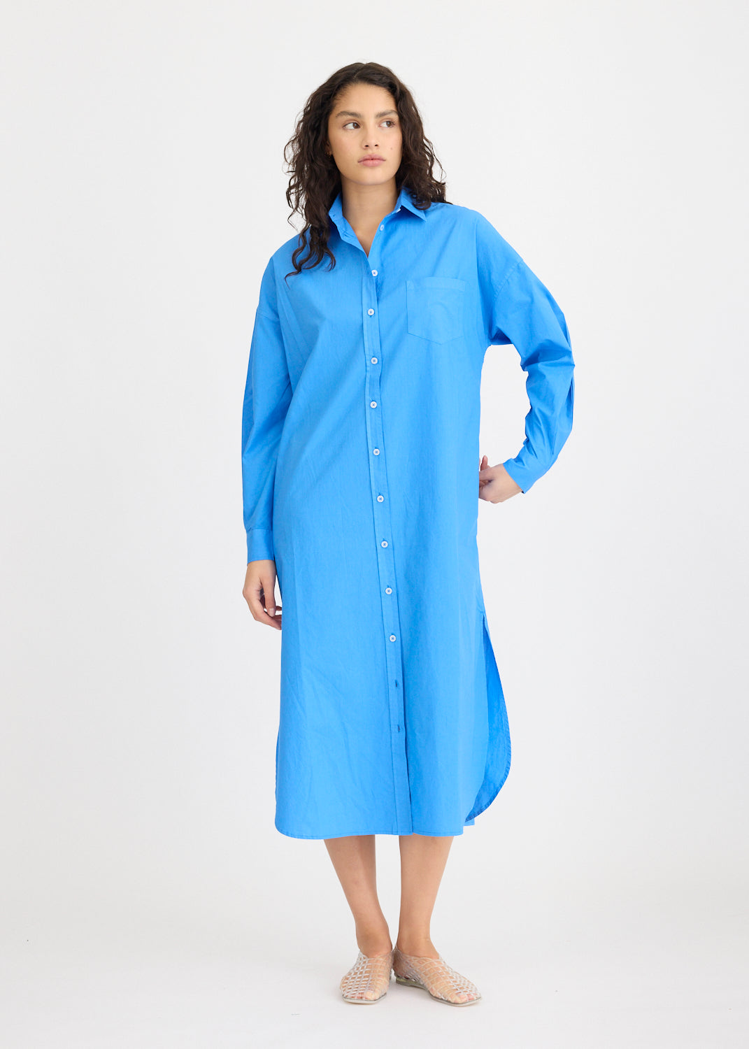 Chiara Maxi Dress - Ink Blue