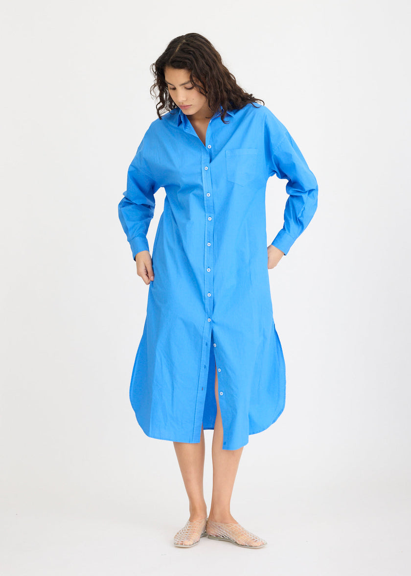 Chiara Maxi Dress - Ink Blue