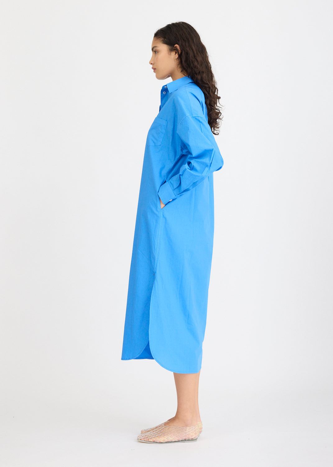 Chiara Maxi Dress - Ink Blue