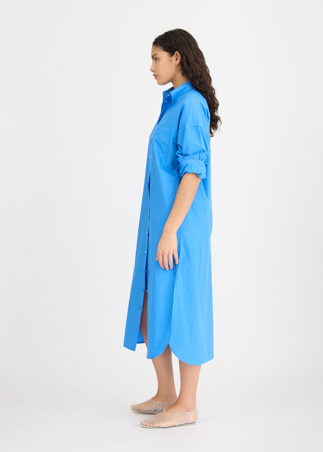 Chiara Maxi Dress - Ink Blue