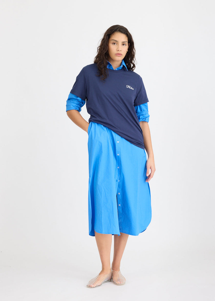 Chiara Maxi Dress - Ink Blue