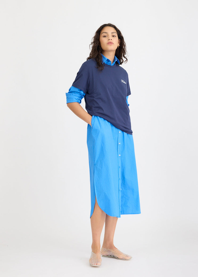 Chiara Maxi Dress - Ink Blue