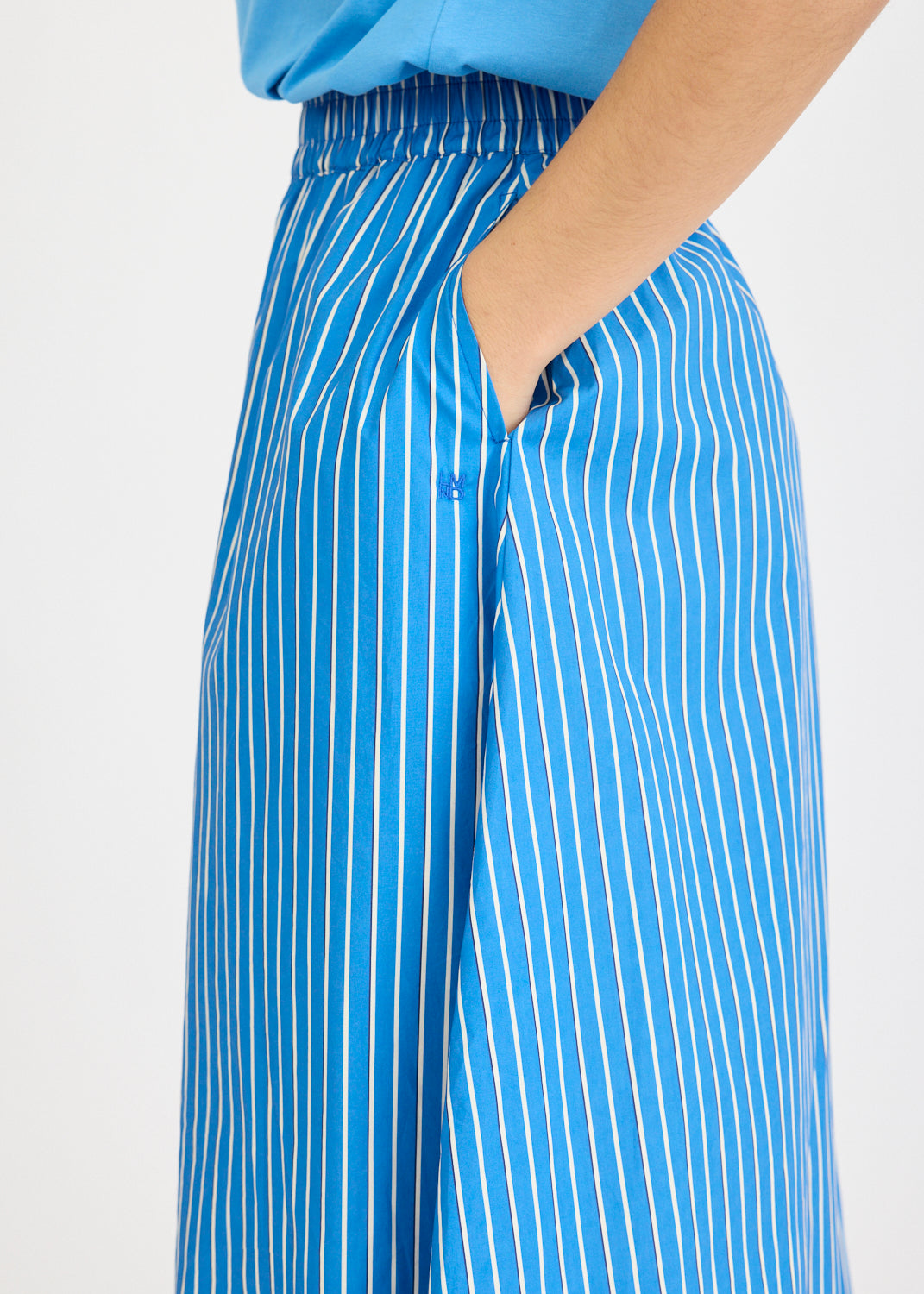 Chiara Skirt Stripe - Ink Blue/Navy/Ivory