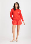 Hola Knit Jumper - True Red + Ivory Hola