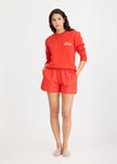 Hola Knit Jumper - True Red + Ivory Hola