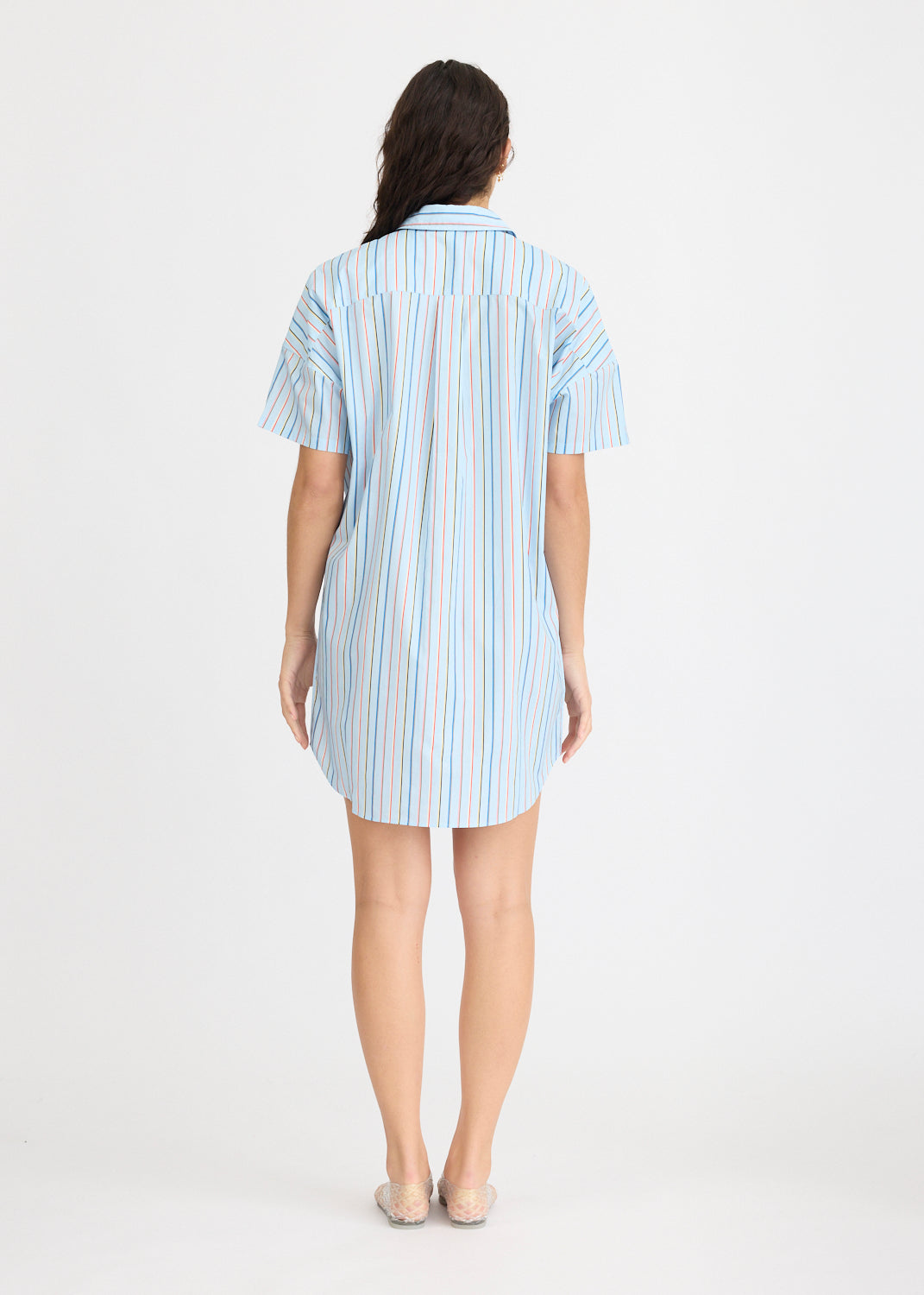 Chiara Mini Dress Multi Stripe - Tutti Frutti