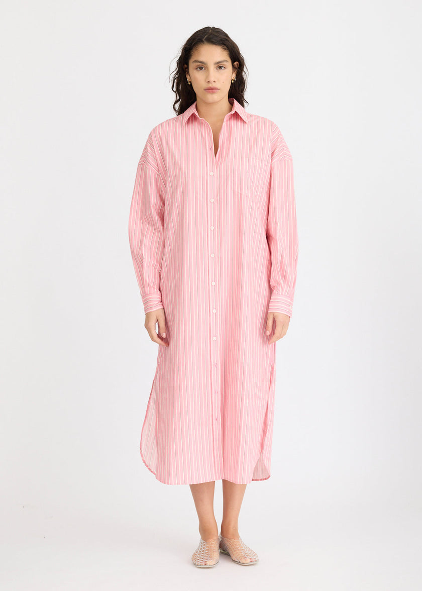 Chiara Maxi Dress Stripe - Bonbon Stripes