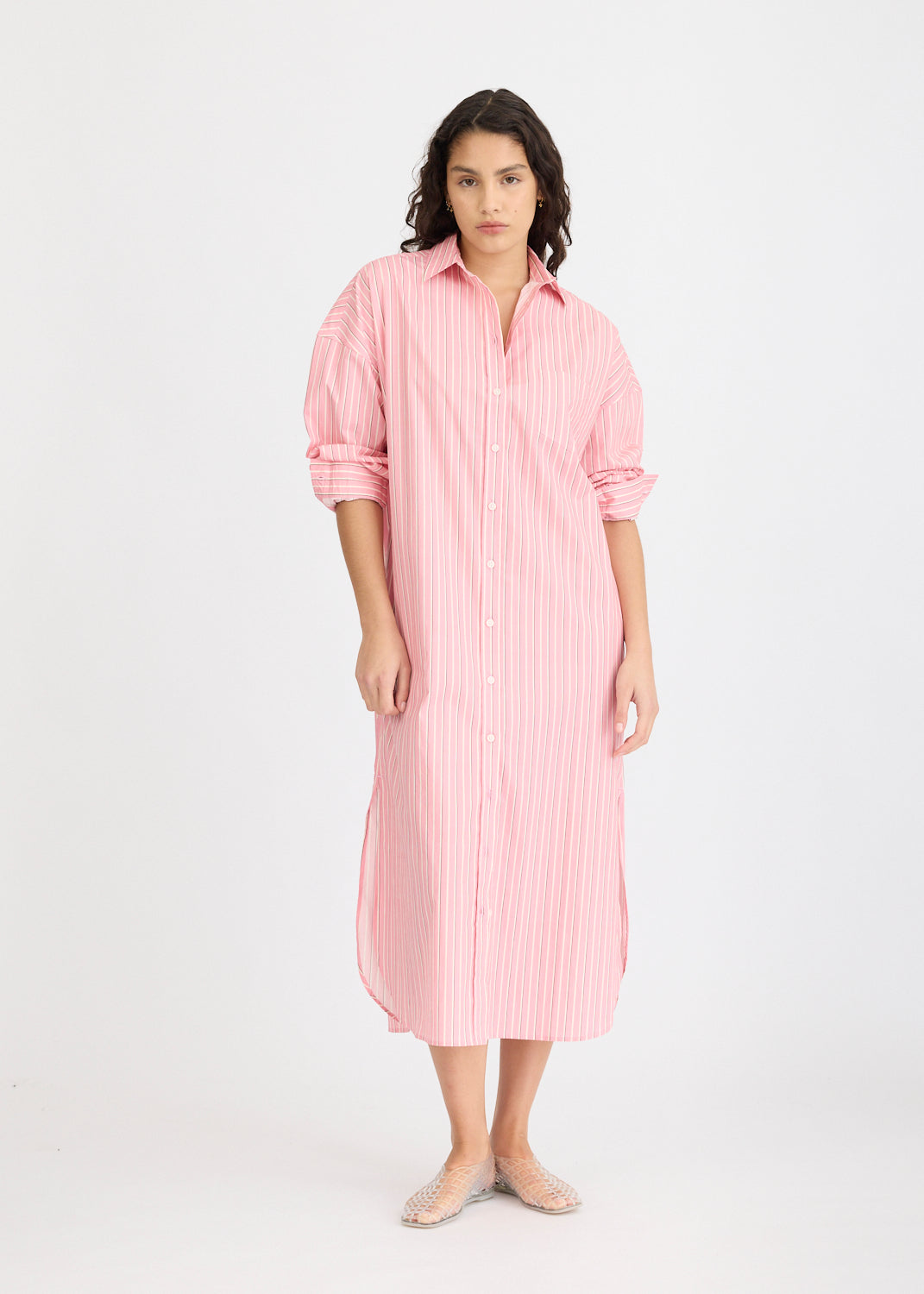 Chiara Maxi Dress Stripe - Bonbon Stripes