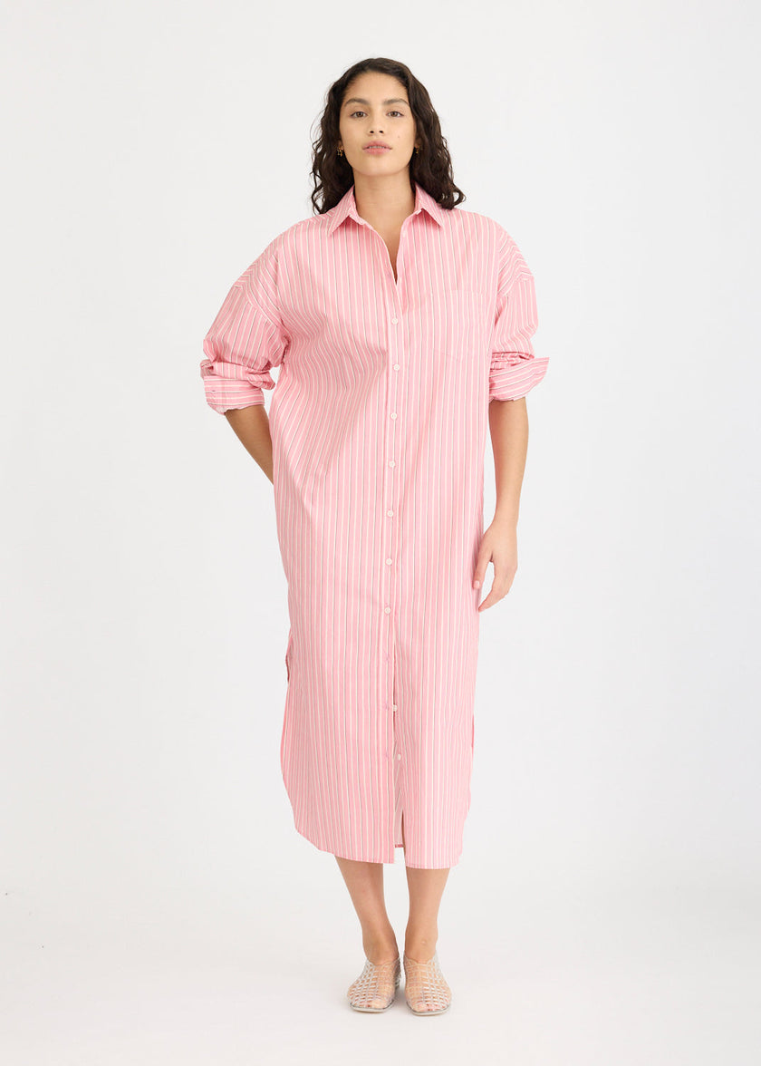 Chiara Maxi Dress Stripe - Bonbon Stripes