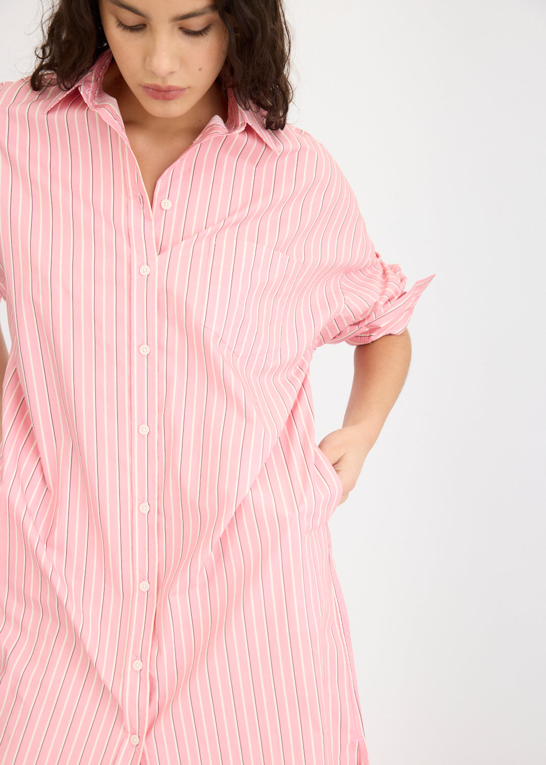 Chiara Maxi Dress Stripe - Bonbon Stripes