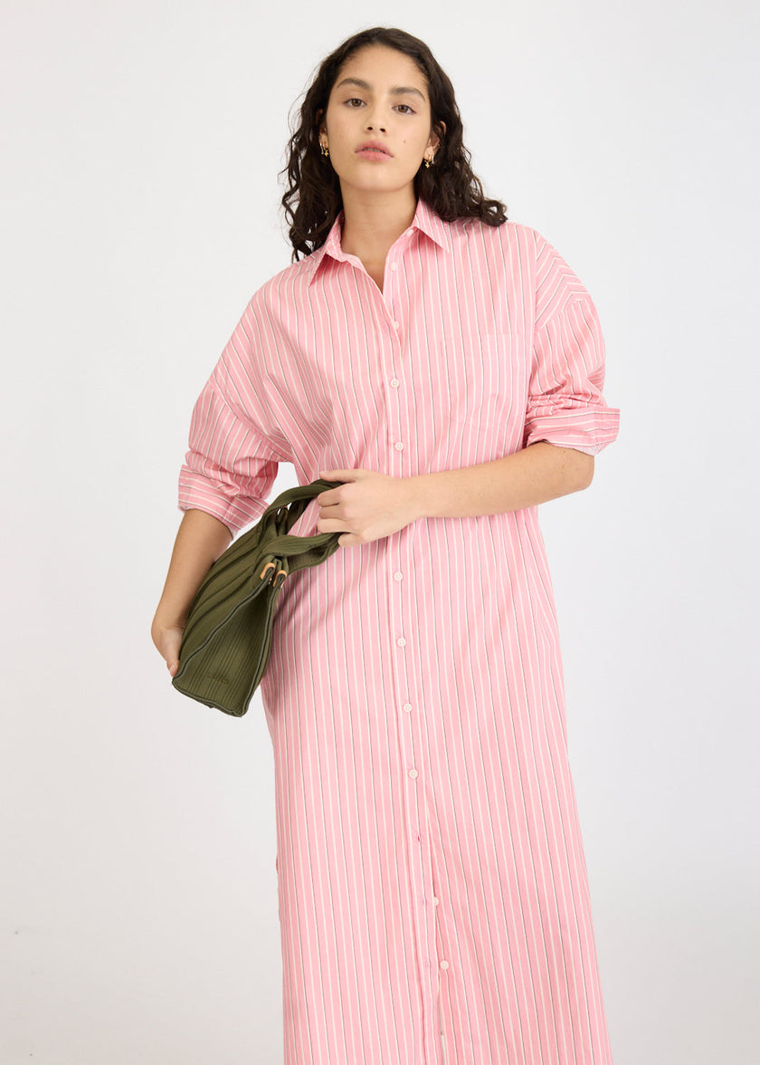 Chiara Maxi Dress Stripe - Bonbon Stripes
