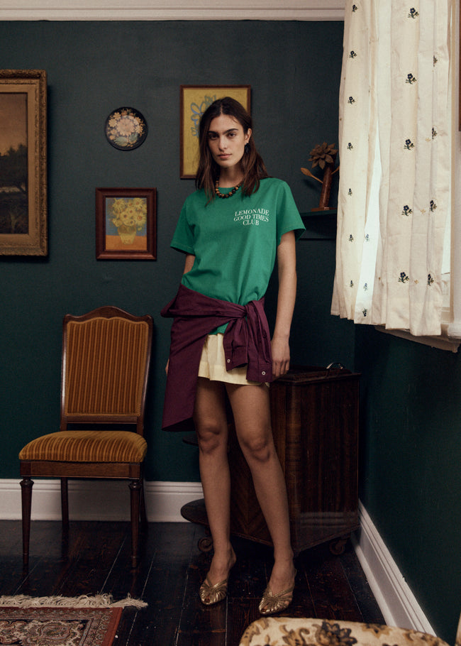 Good Times Club Tee - Green Hills