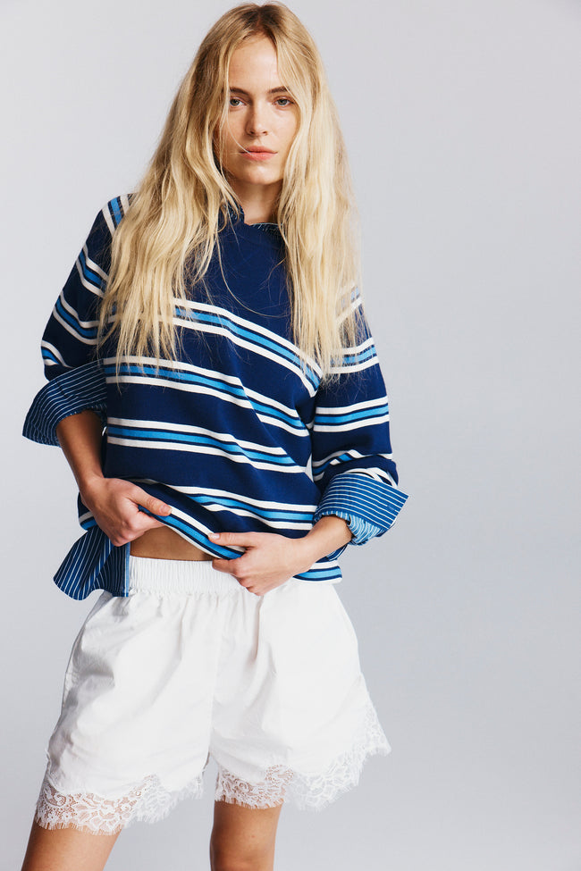 Lumi Shorts with lace trim