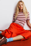 Oli Rib Tee - Multicoloured stripe