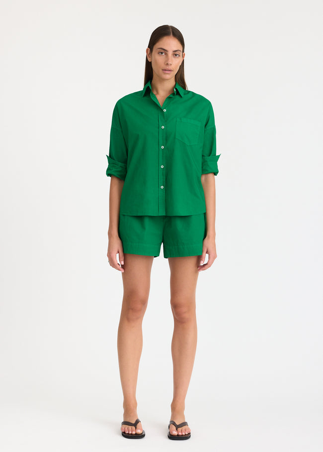 Chiara Long Sleeve Shirt Classic Green Hill
