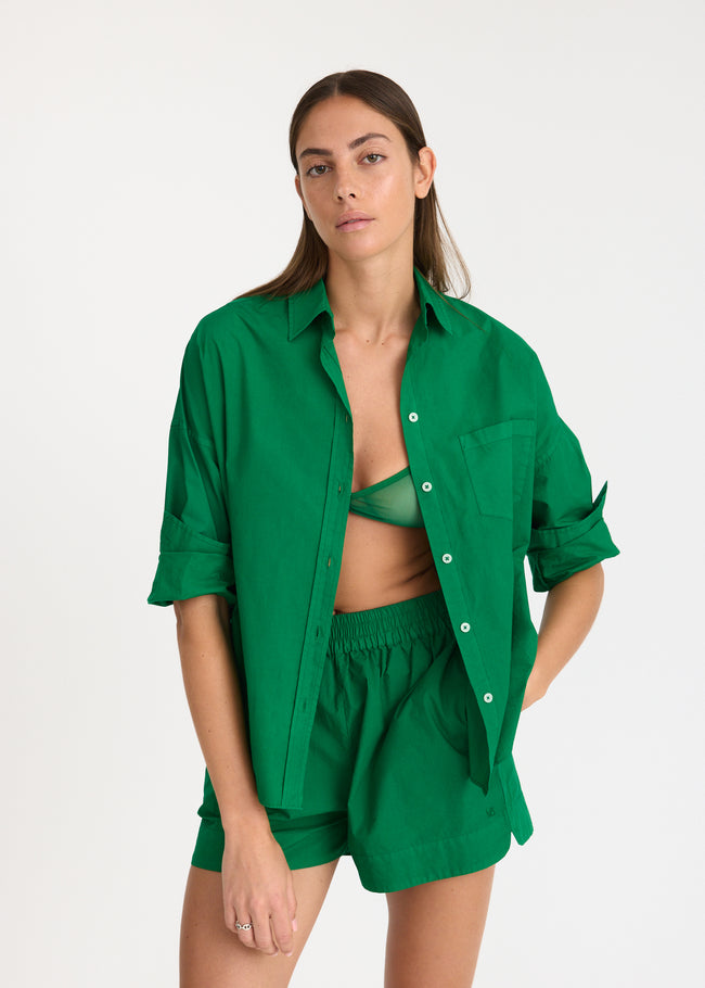 Under All Mesh Bra/top - Green Hills