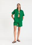 Chiara Short Sleeve Shirt - Green Hills