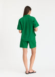 Chiara Short Sleeve Shirt - Green Hills