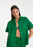 Chiara Short Sleeve Shirt - Green Hills