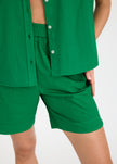 Chiara Mid Length Shorts Green Hills