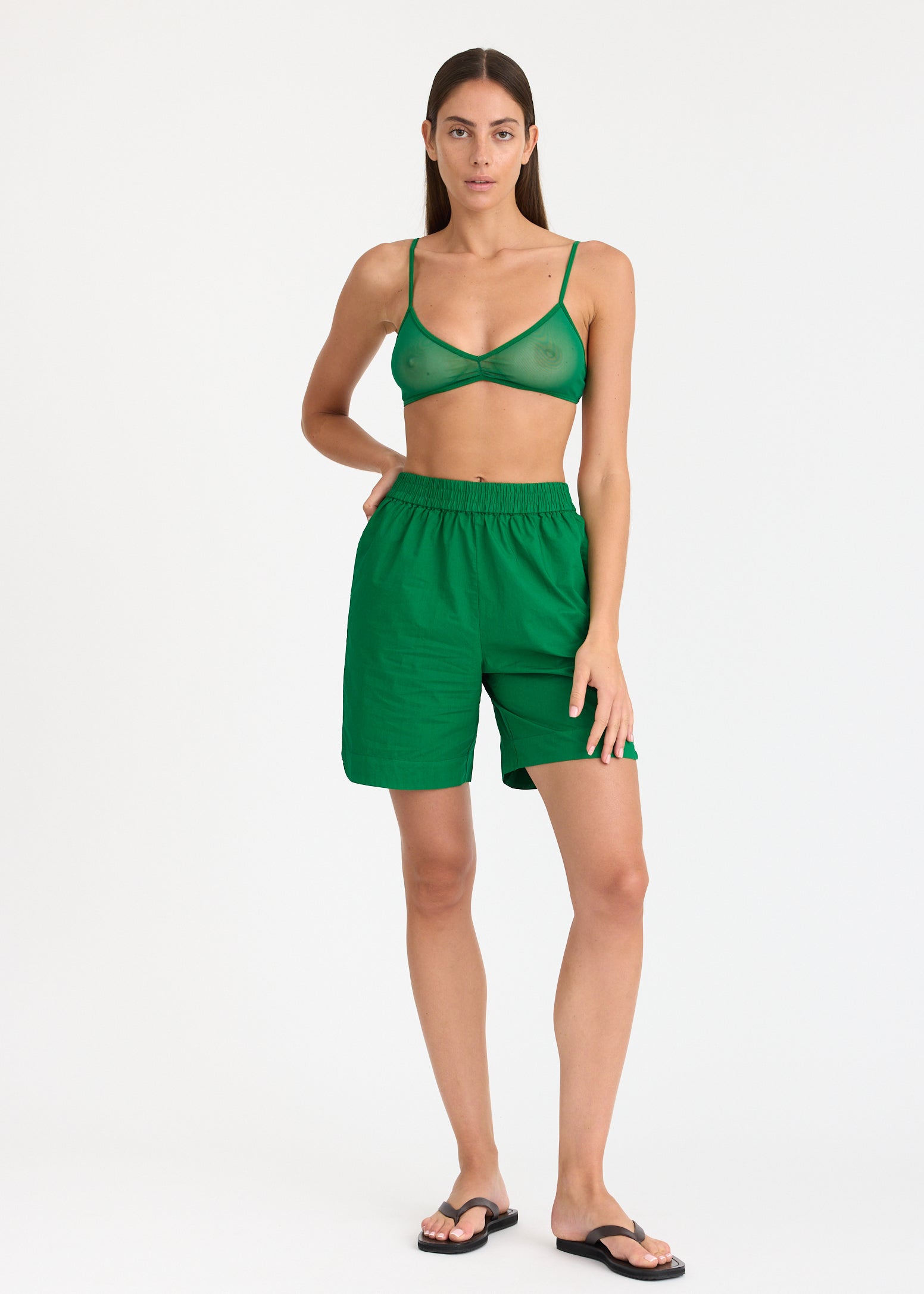 Chiara Short Sleeve Shirt - Green Hills