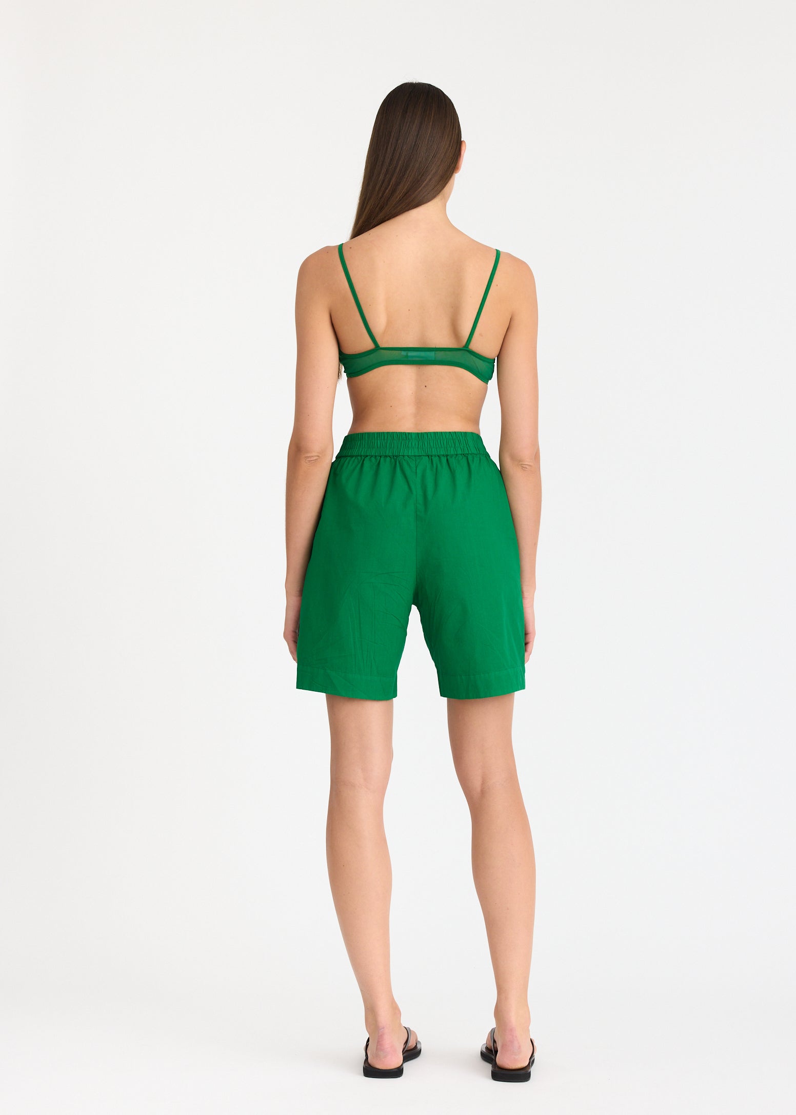 Under All Mesh Bra/top - Green Hills