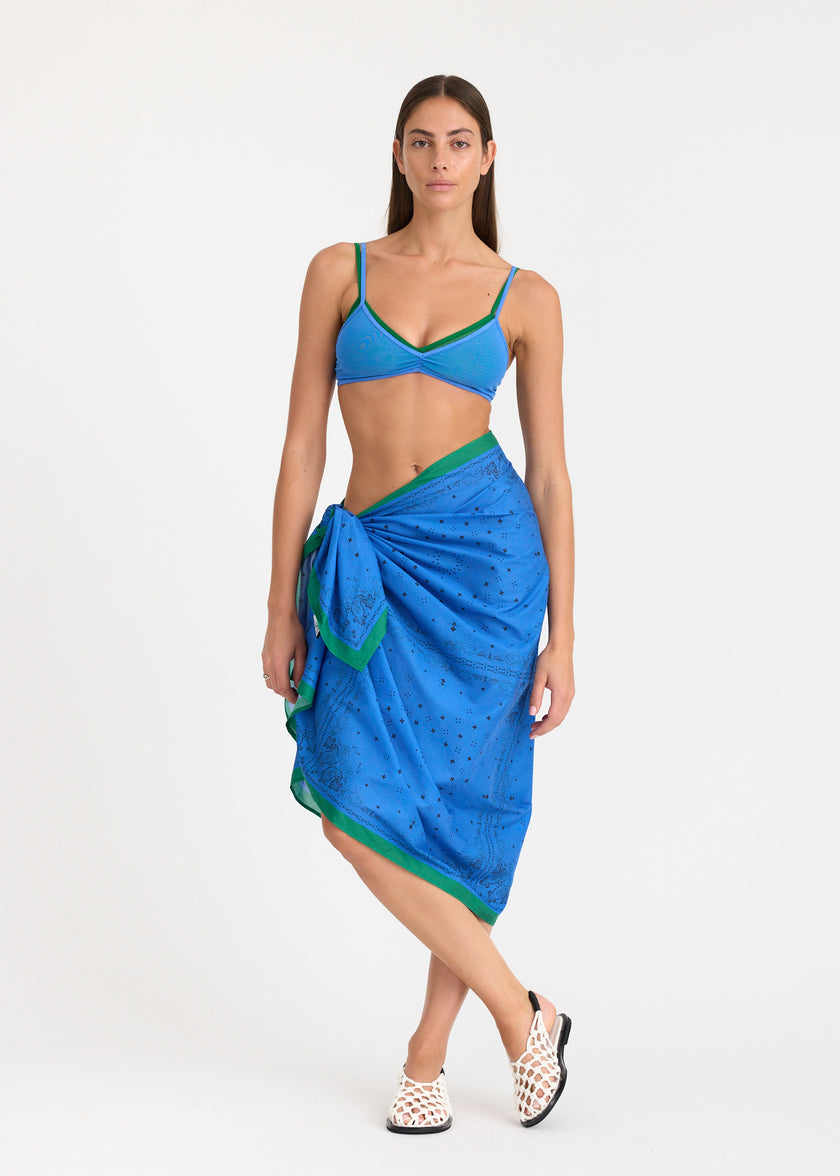 Pareo - Ink Blue/Green hills