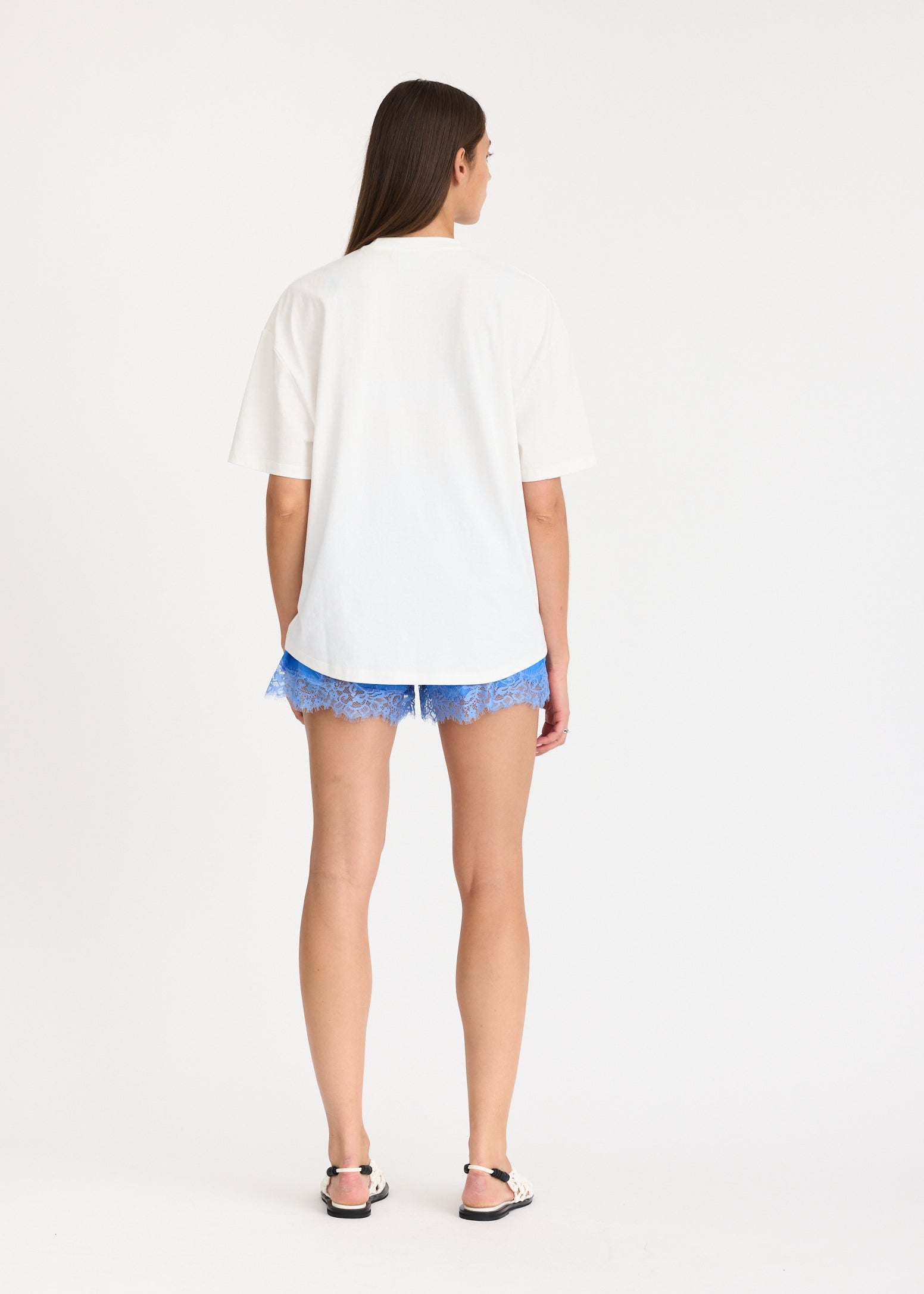 Lumi Shorts with lace trim