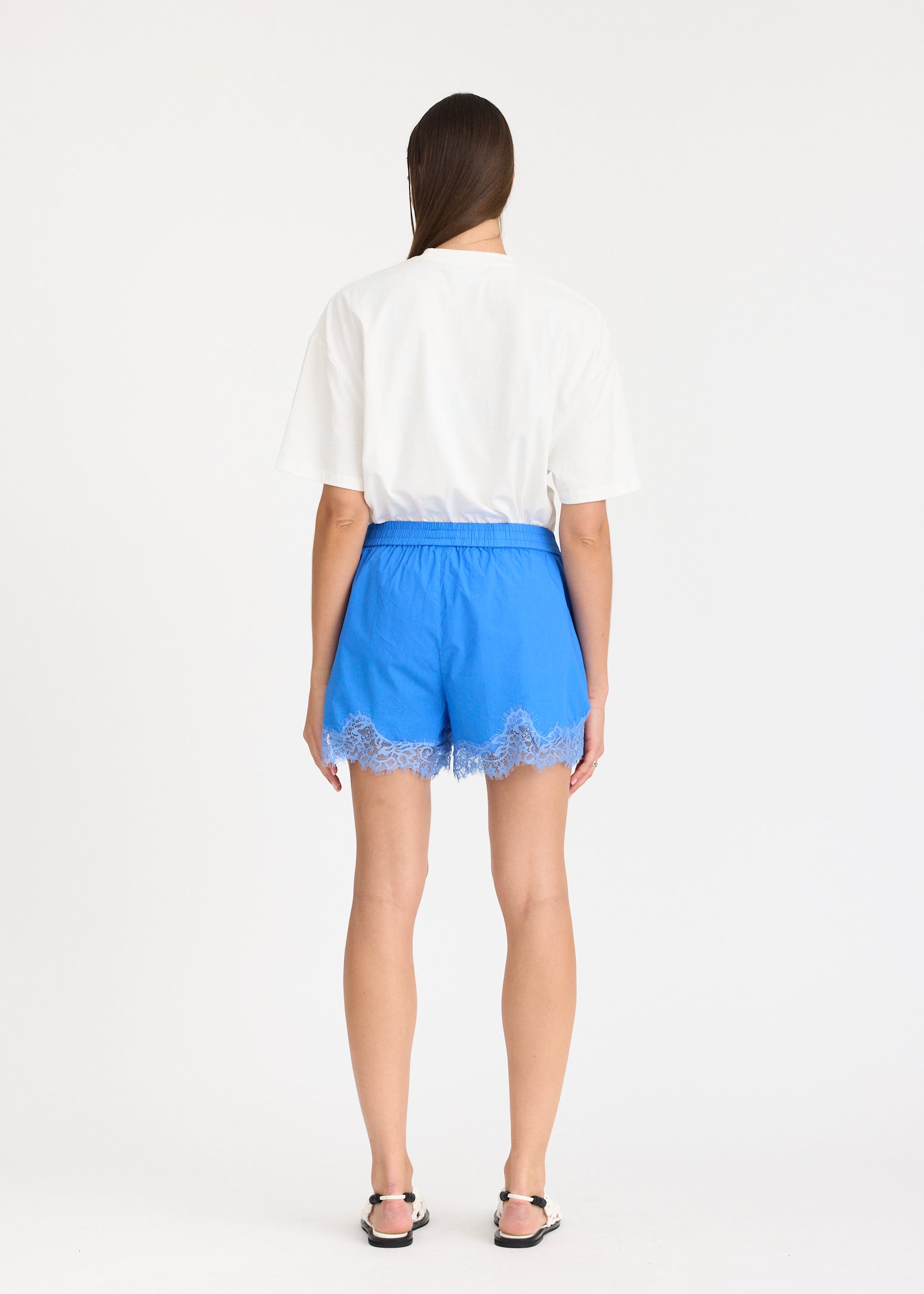 Lumi Shorts with lace trim