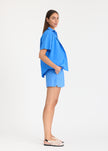 Chiara Short Sleeve Shirt - Ink Blue