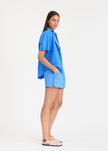Chiara Short Sleeve Shirt - Ink Blue