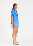 Chiara Short Sleeve Shirt - Ink Blue