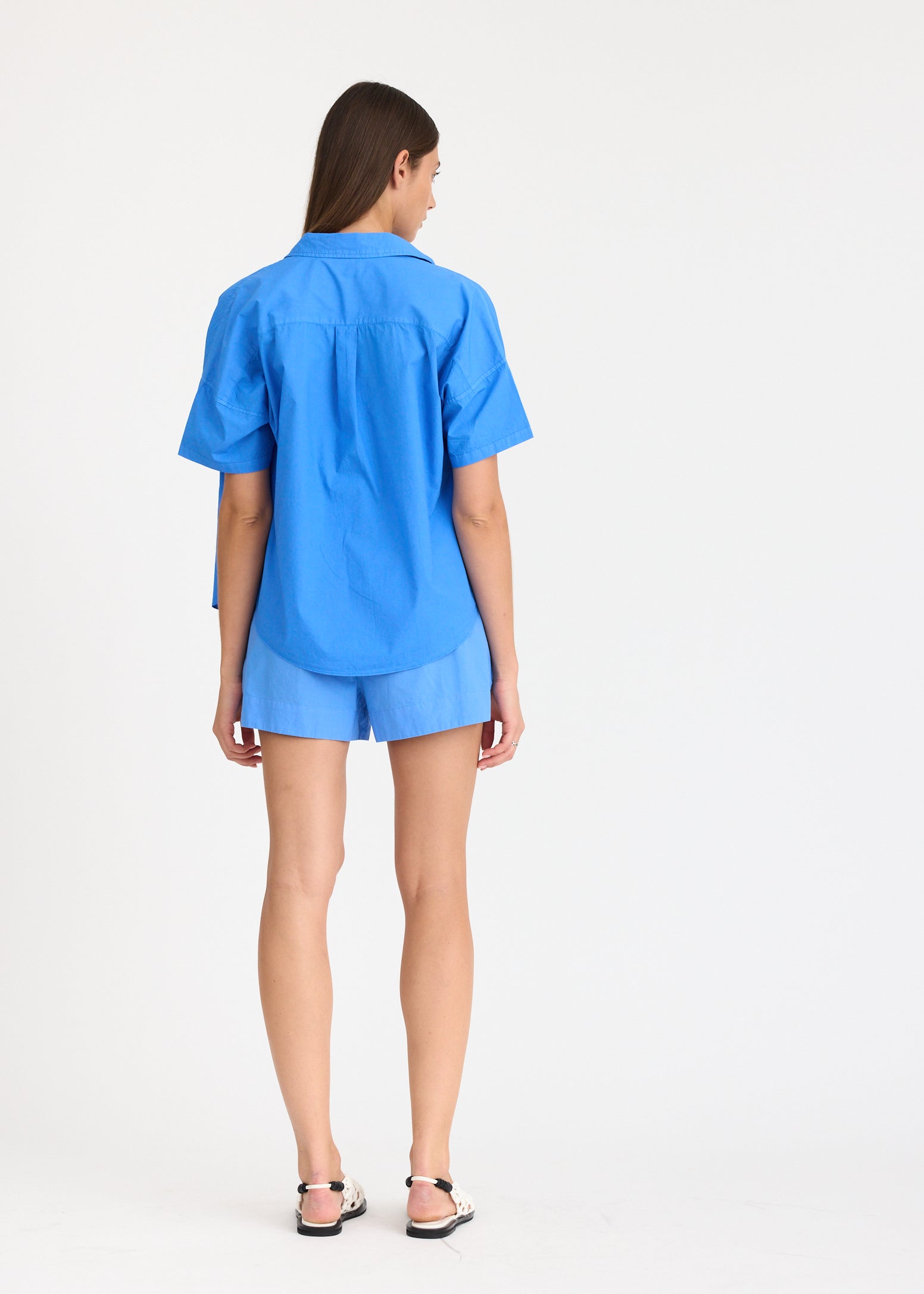 Chiara Short Sleeve Shirt - Ink Blue