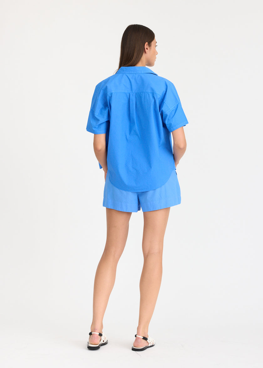 Chiara Short Sleeve Shirt - Ink Blue