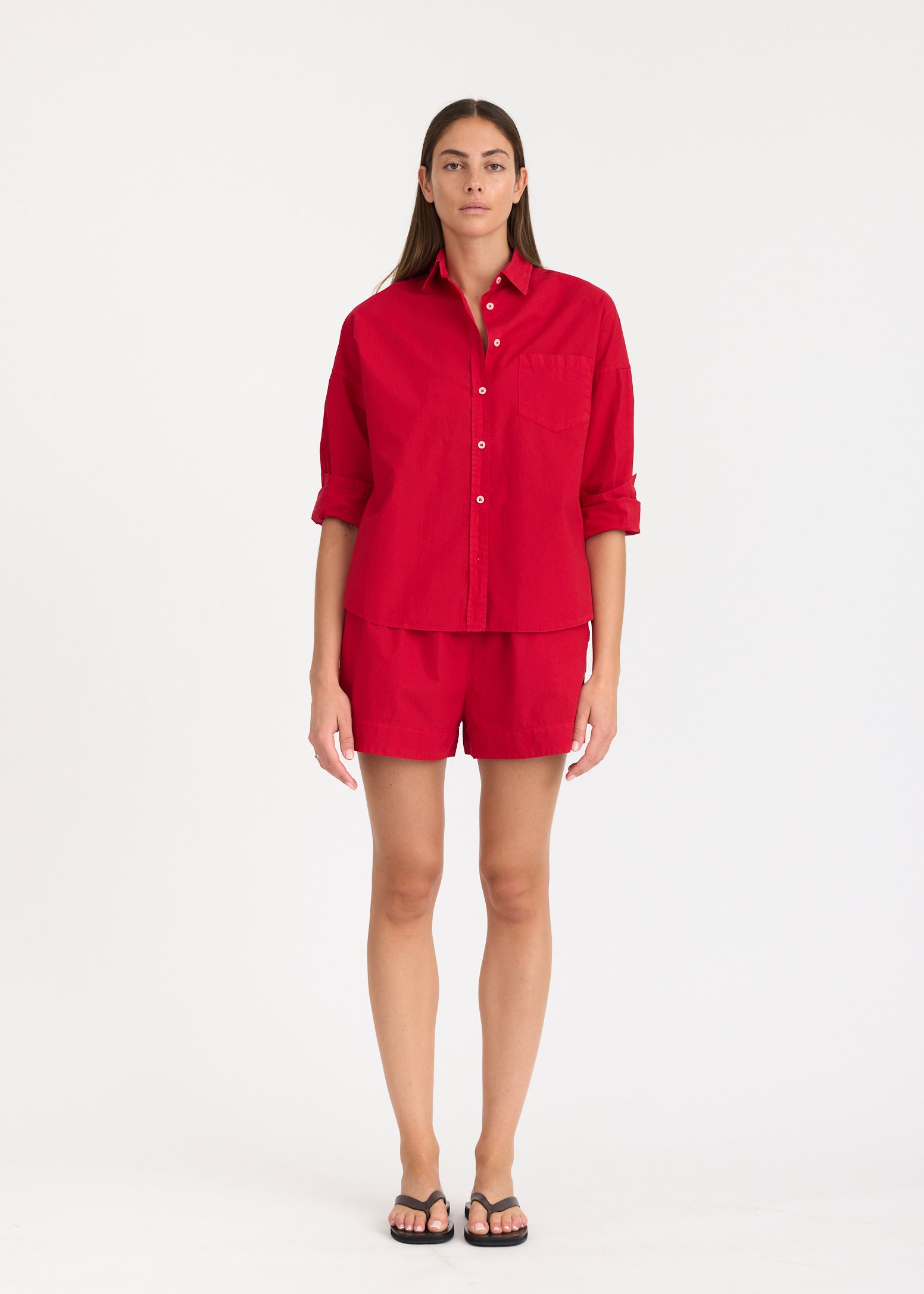 Chiara Shorts - Classic Salsa