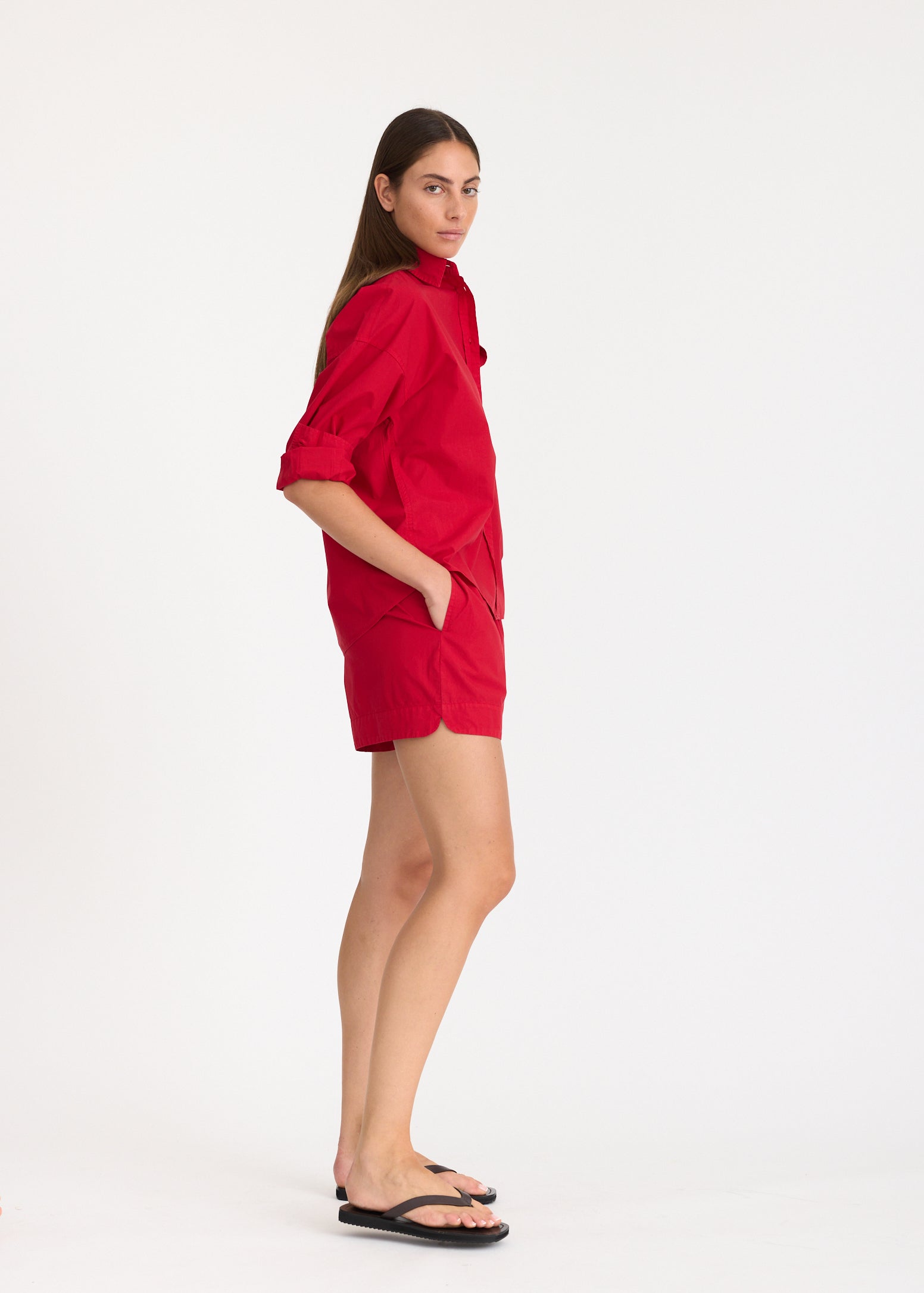 Chiara Long Sleeve Shirt Classic - Salsa