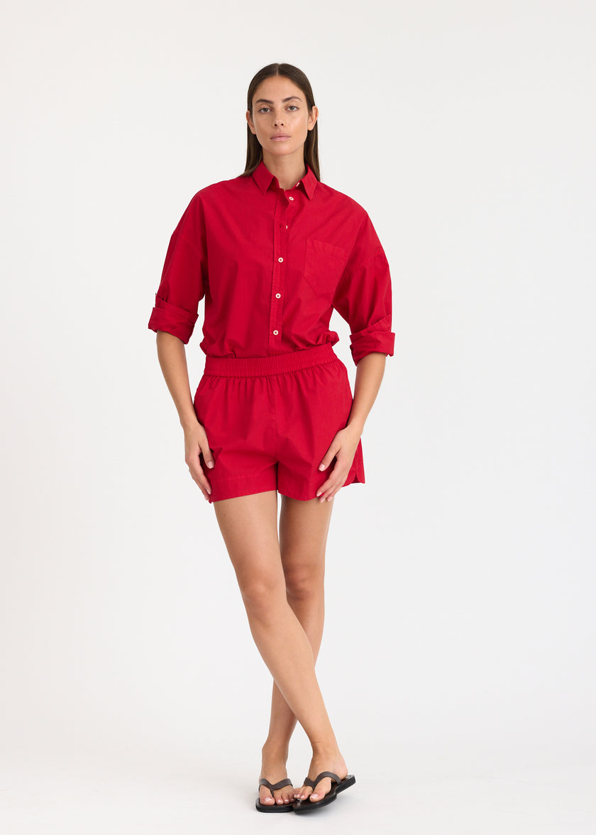 Chiara Long Sleeve Shirt Classic - Salsa