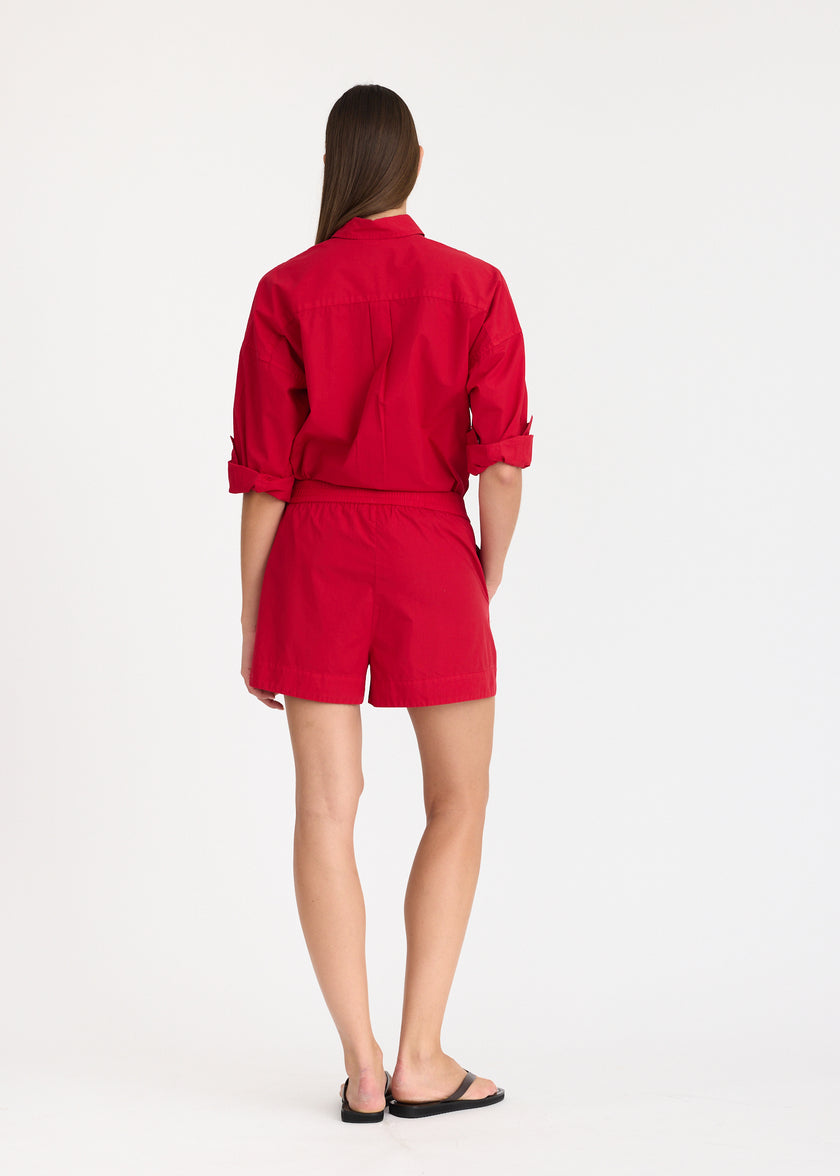 Chiara Shorts - Classic Salsa