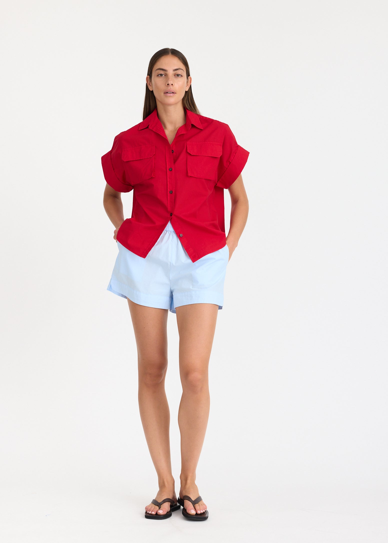 Chiara Utility Short Sleeve ShirtSalsa