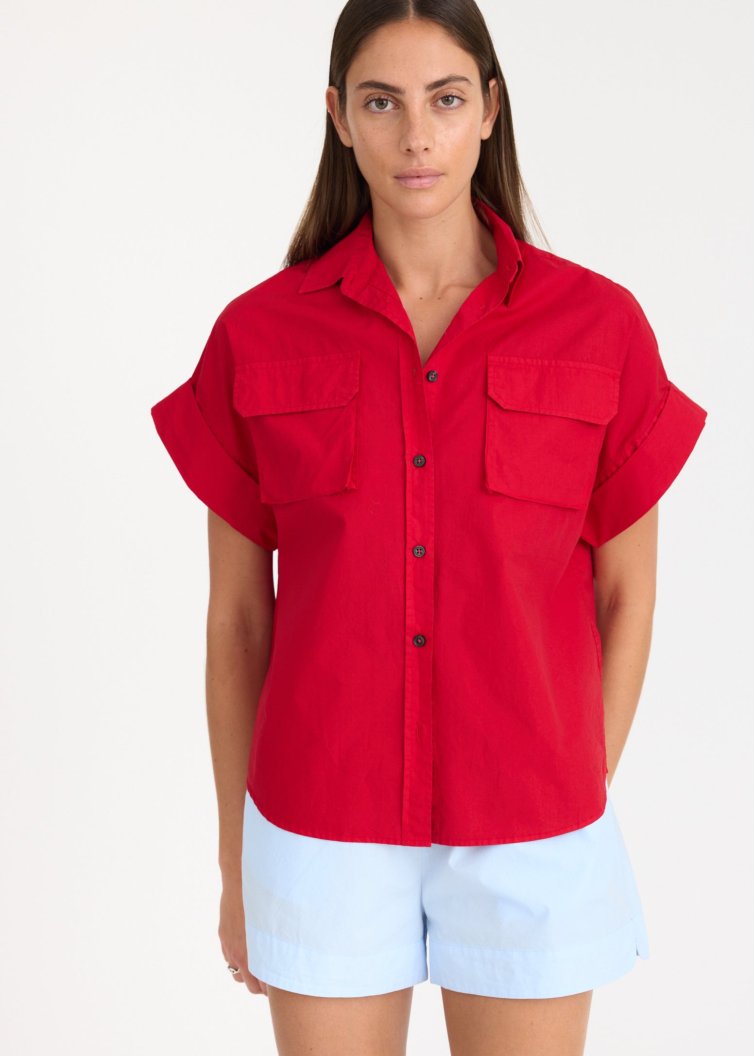 Chiara Utility Short Sleeve ShirtSalsa