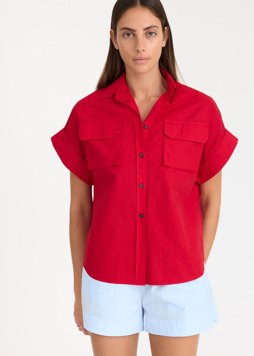 Chiara Utility Short Sleeve ShirtSalsa